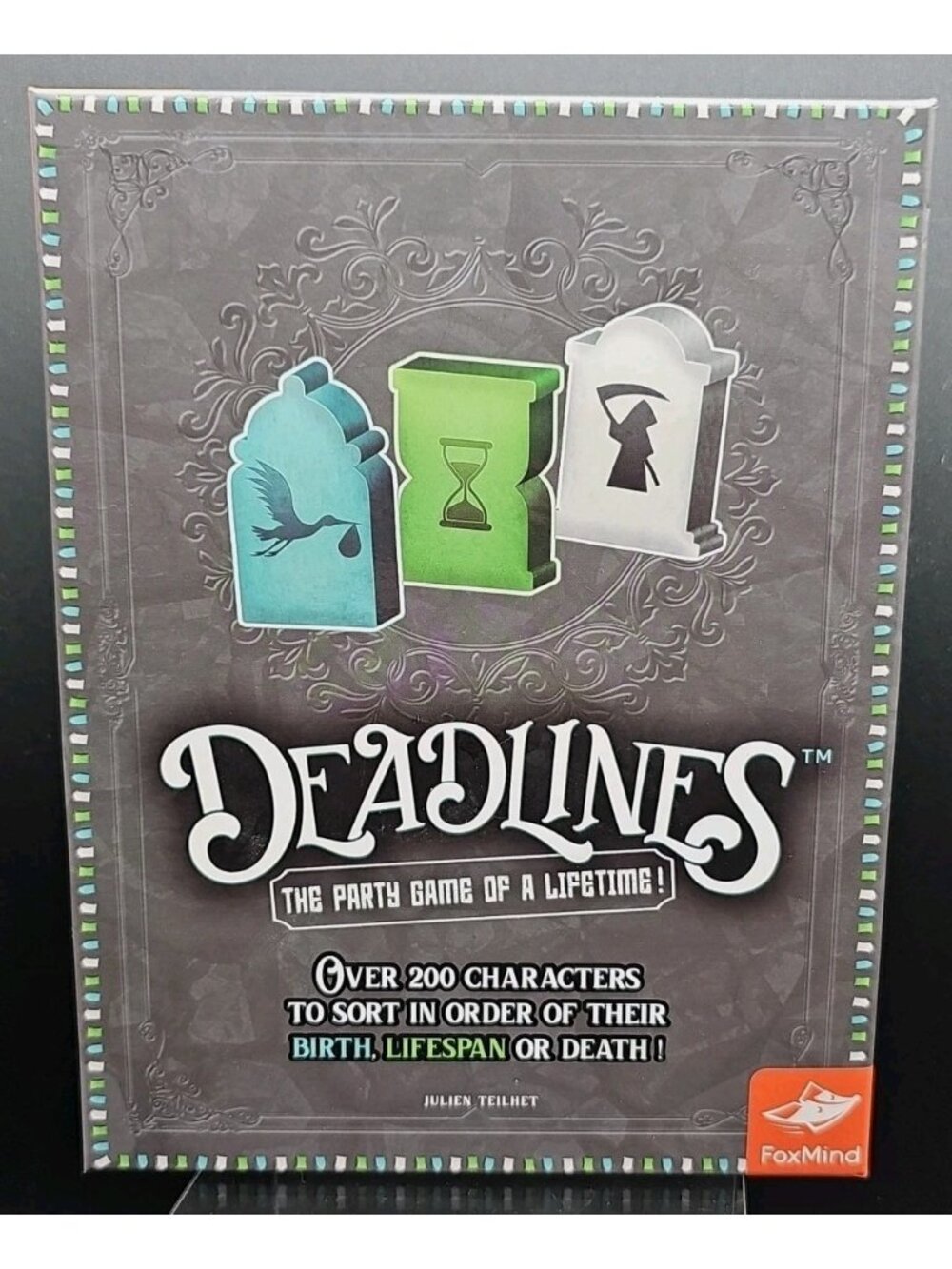 Deadlines Party Card Game Of Birth Lifespan Or Death 200+ Characters New